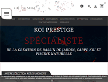Tablet Screenshot of koi-prestige.com